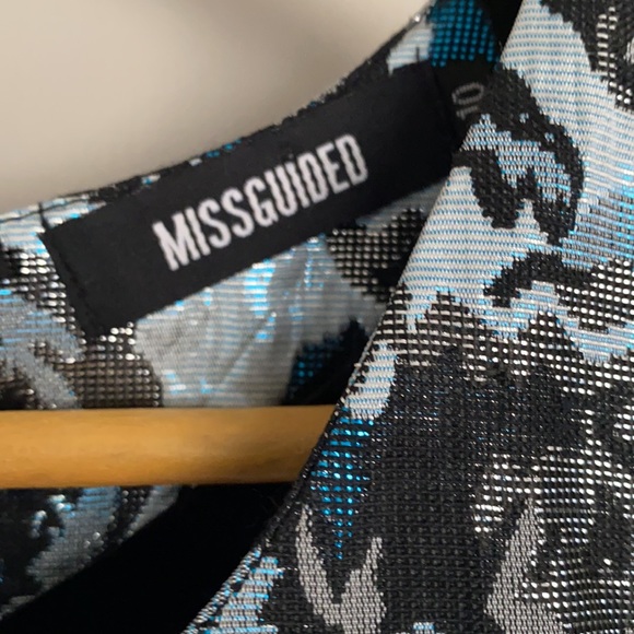 Metallic/Shimmer Tank/Crop Top Pink/Blue AU 10 - Picture 2 of 9